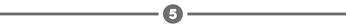A dividing line with a '5' in the middle.